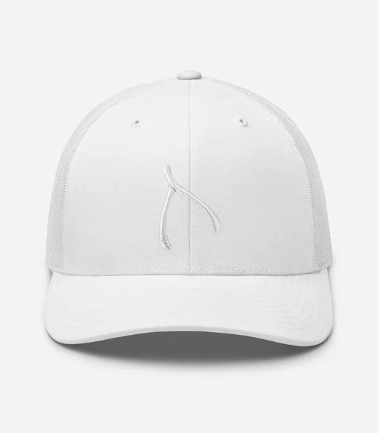 Retro Trucker - Mid profile - White