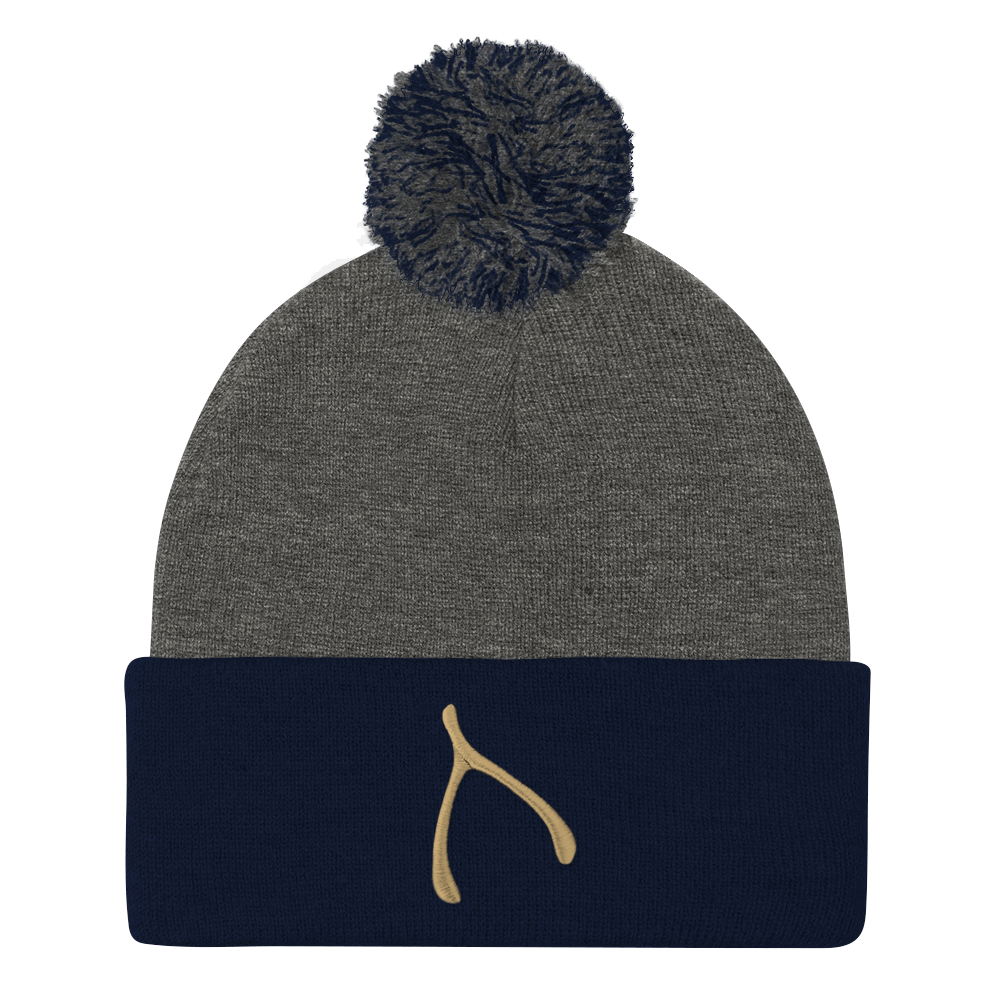 Sportsman Pom Pom - Grey / Navy