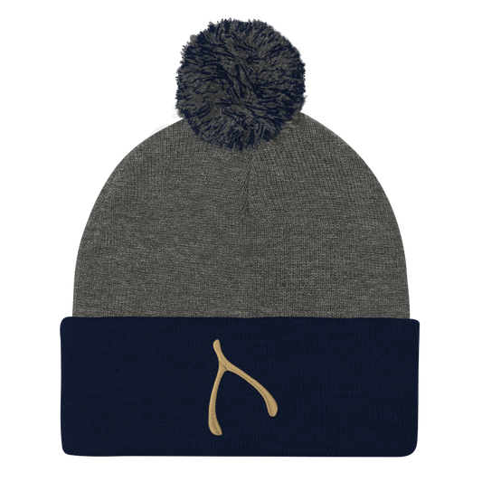 Sportsman Pom Pom - Grey / Navy