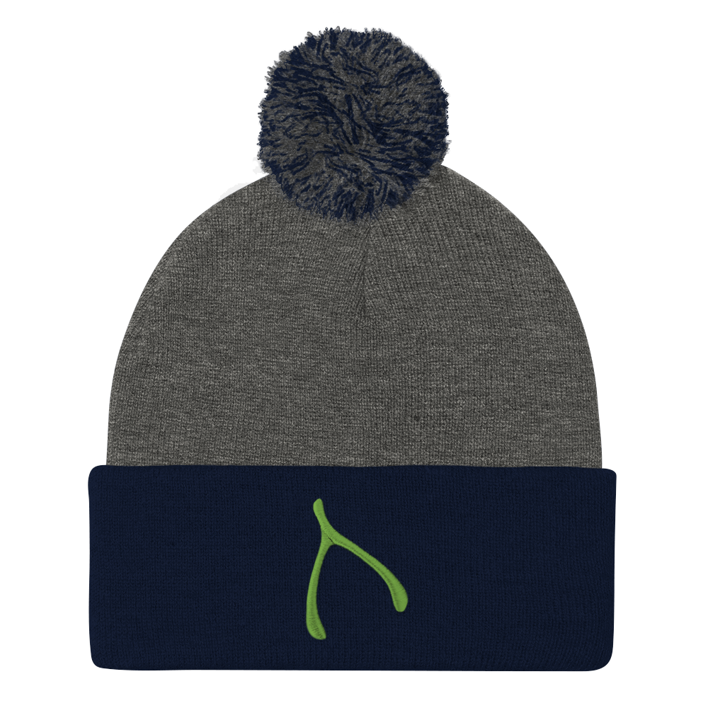 Sportsman Pom Pom - Grey / Navy