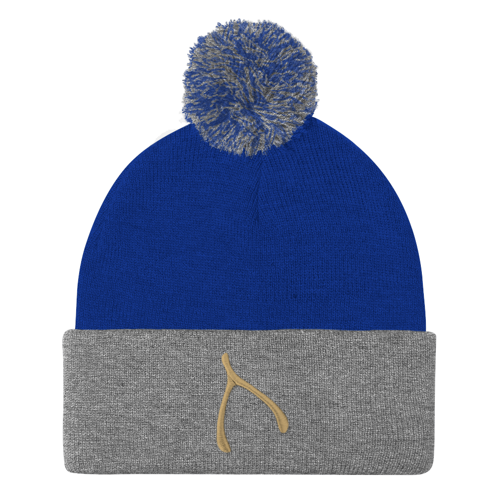 Sportsman Pom Pom - Royal / Grey