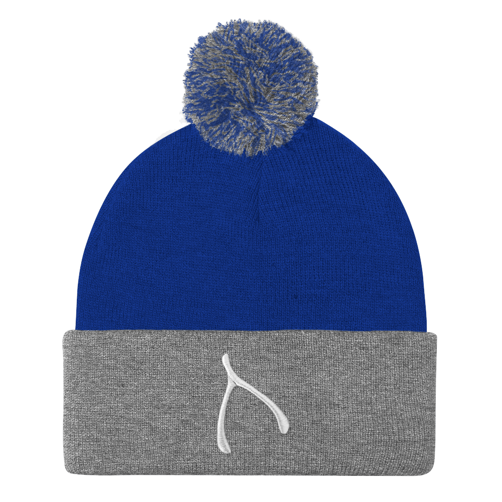 Sportsman Pom Pom - Royal / Grey