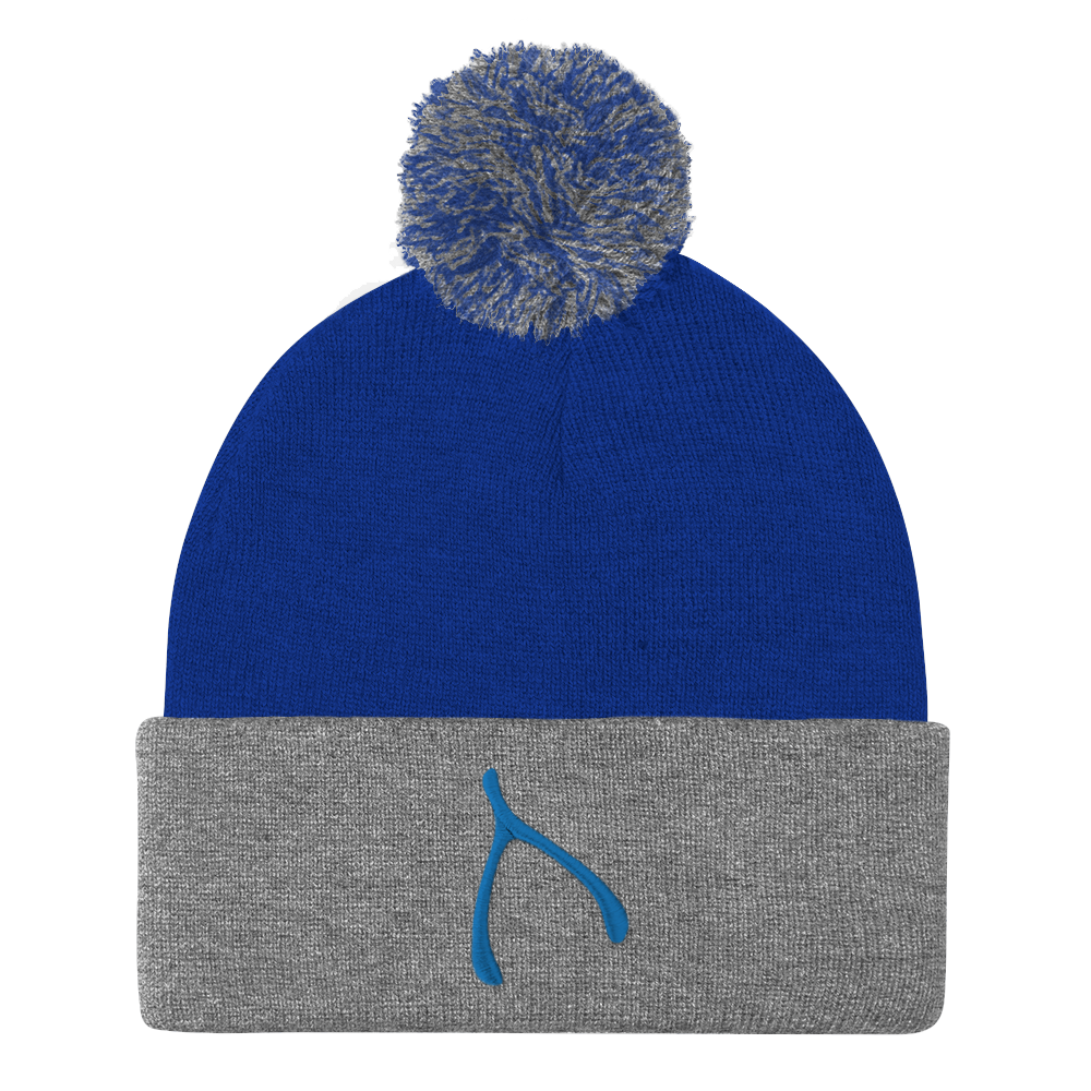 Sportsman Pom Pom - Royal / Grey