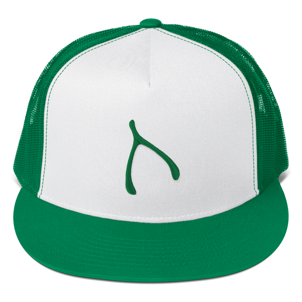 Yupoong Trucker - Kelly Green / White